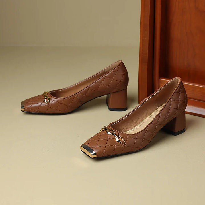 Penelope Block Heel Pump