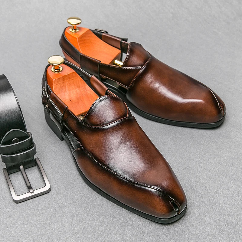 Westbrook Leather Cutout Loafers