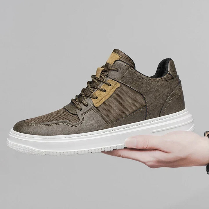 Ridgewood Leather Mid Top Sneaker