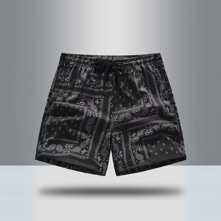 Everett Paisley Athletic Shorts