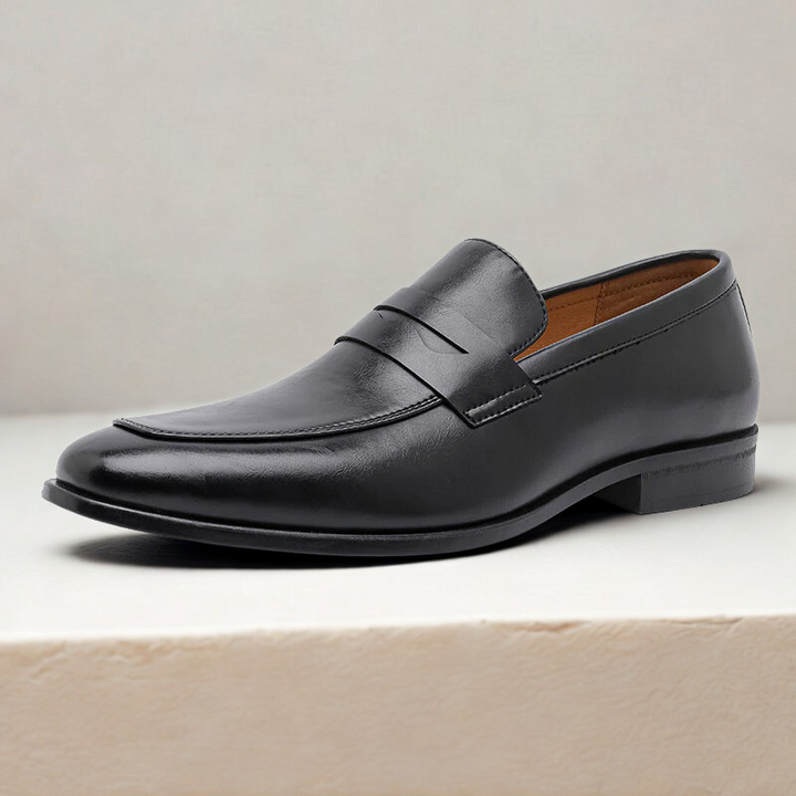 Bradford Genuine Leather Penny Loafers