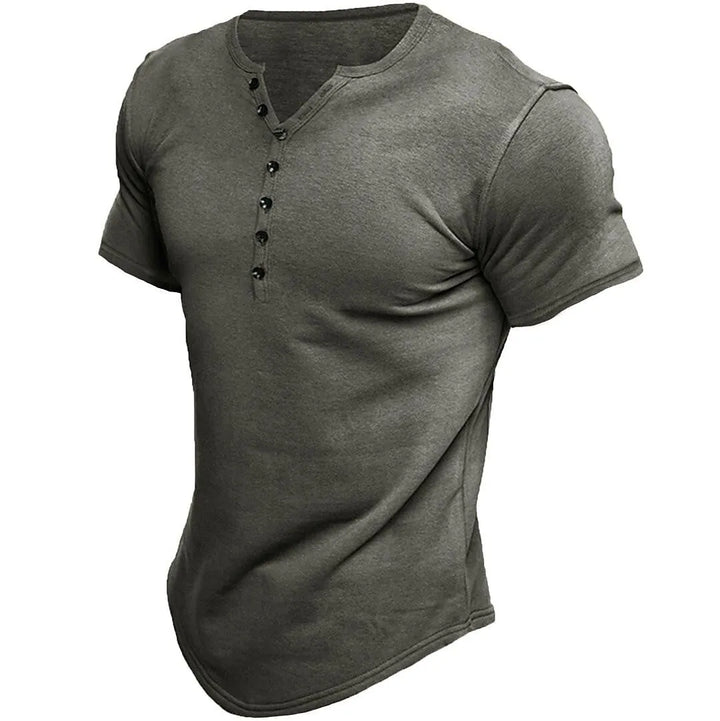Ellis Henley T-shirt Casual Vintage