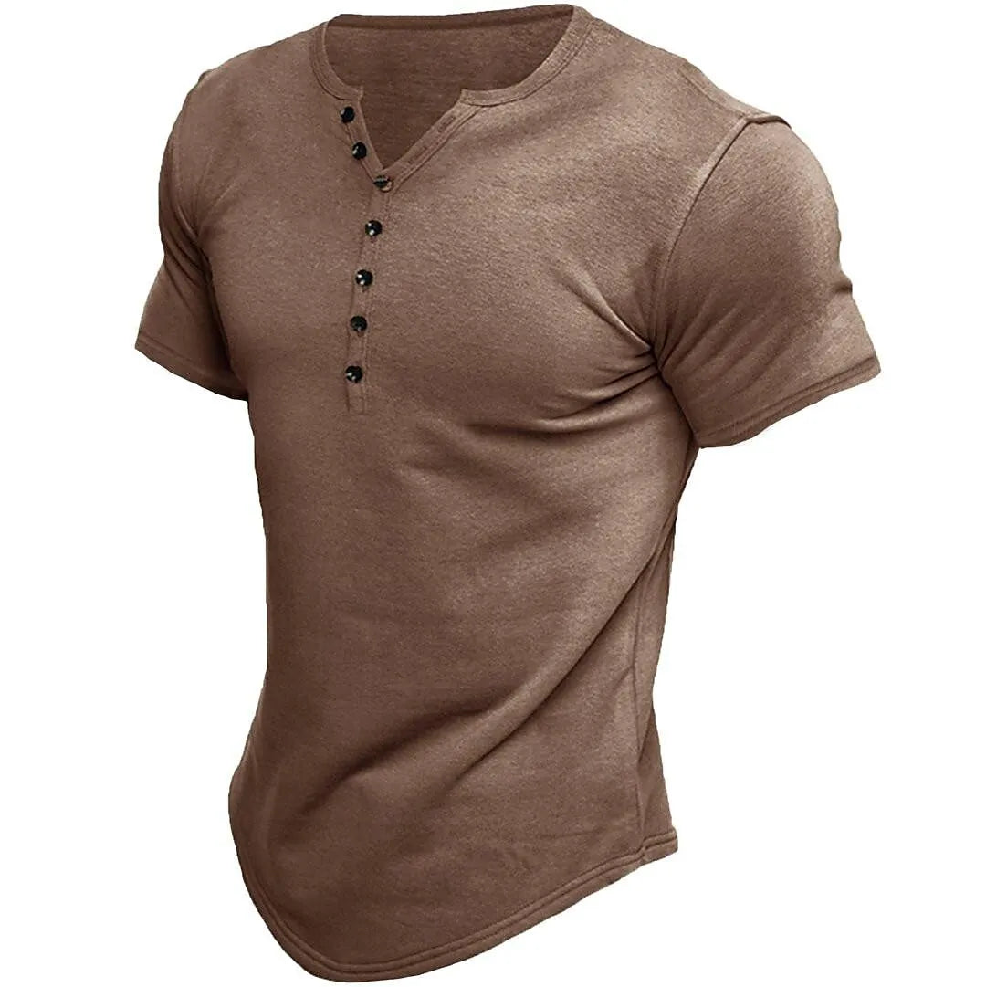 Ellis Henley T-shirt Casual Vintage