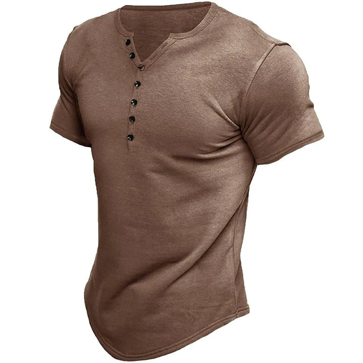 Ellis Henley T-shirt Casual Vintage
