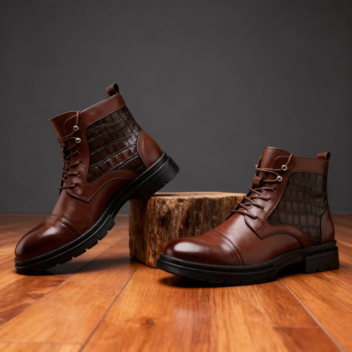 Sawyer | Mens Fall Cap-Toe Ankle Boots