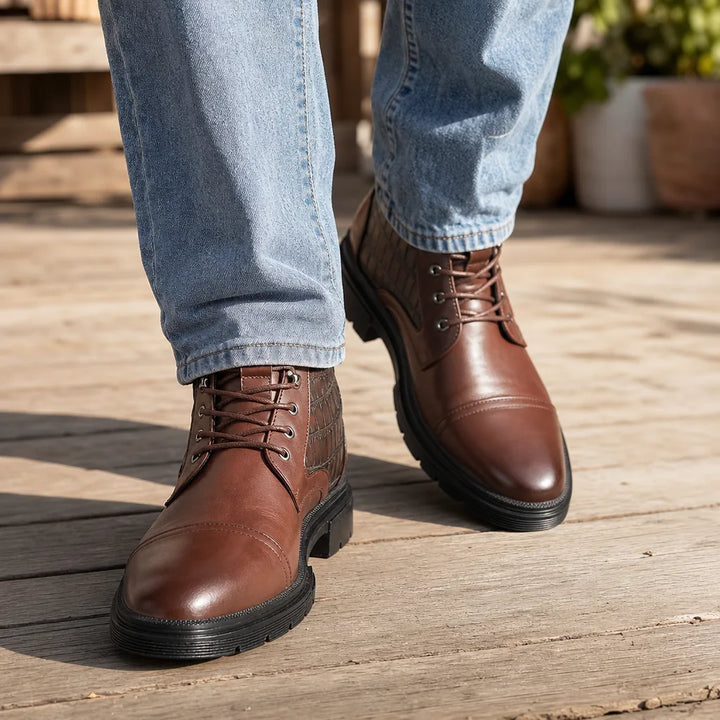 Sawyer | Mens Fall Cap-Toe Ankle Boots