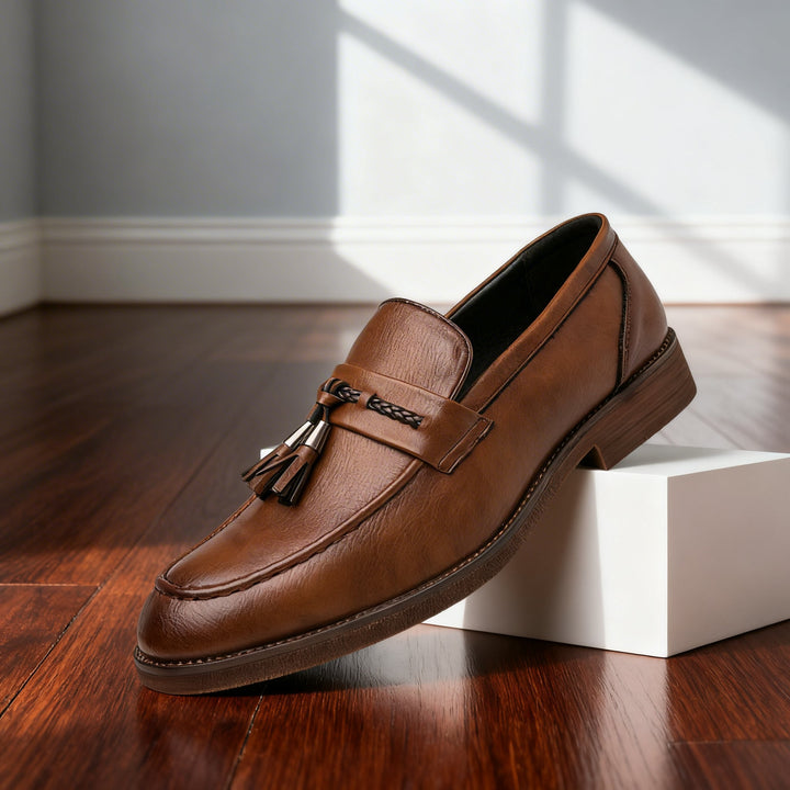 Cameron Tassel Leather Loafers