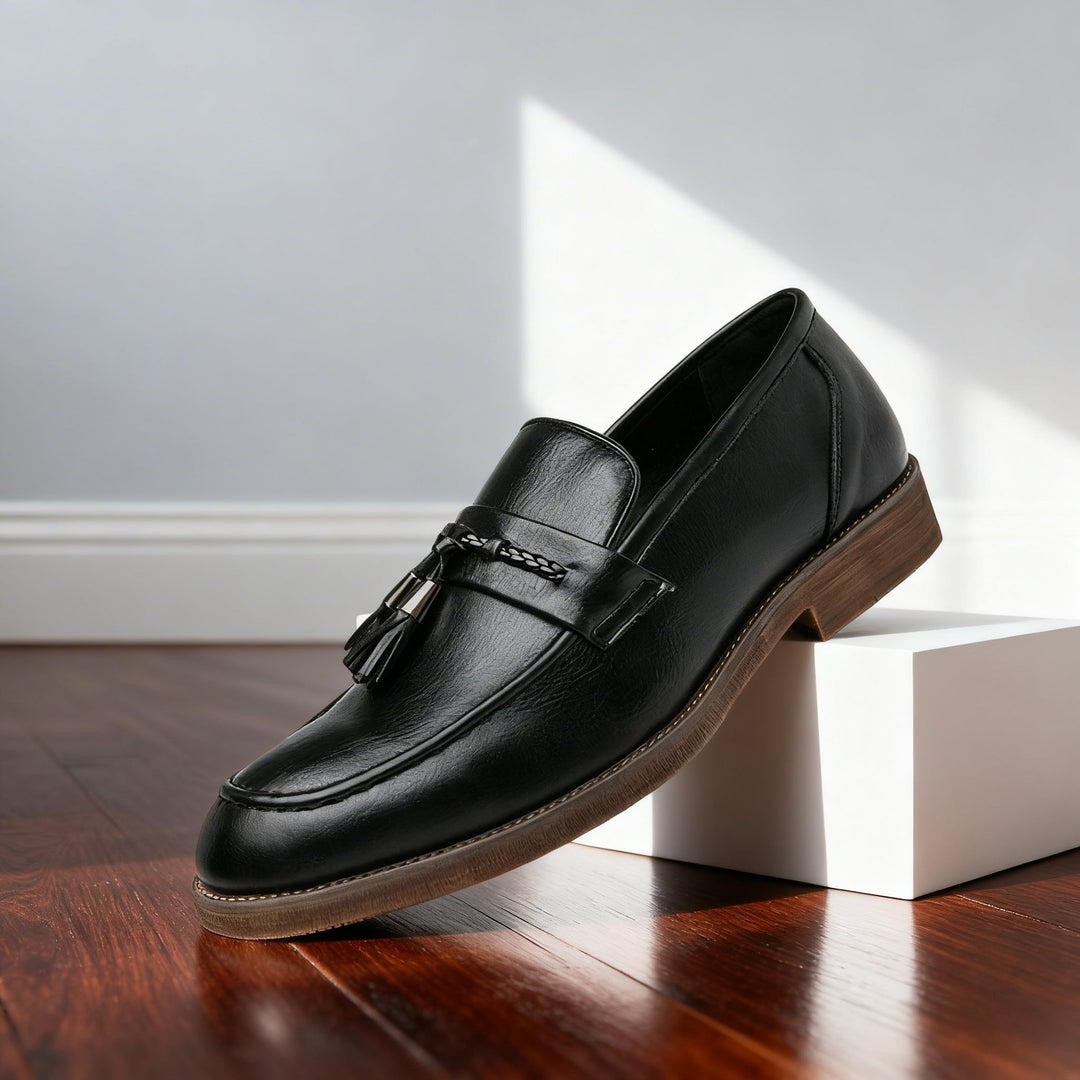 Cameron Tassel Leather Loafers