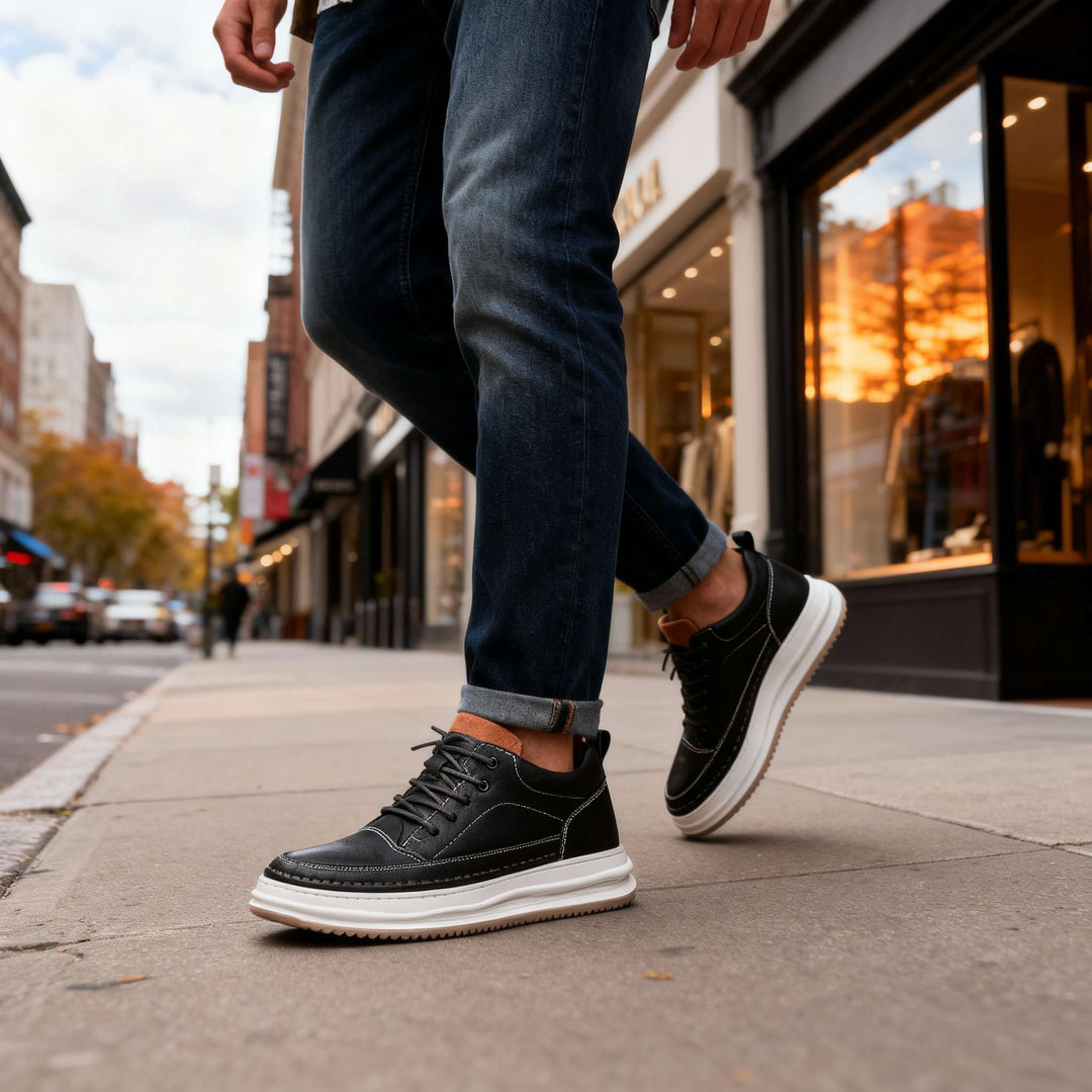 Reed Leather Trainers