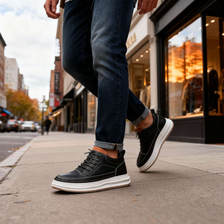 Reed Leather Trainers