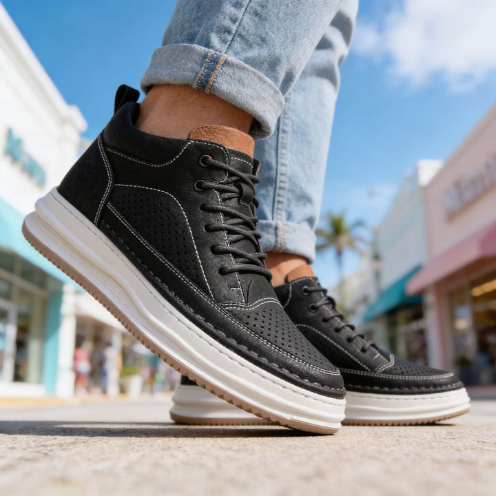 Jay Breeze Leather Trainers