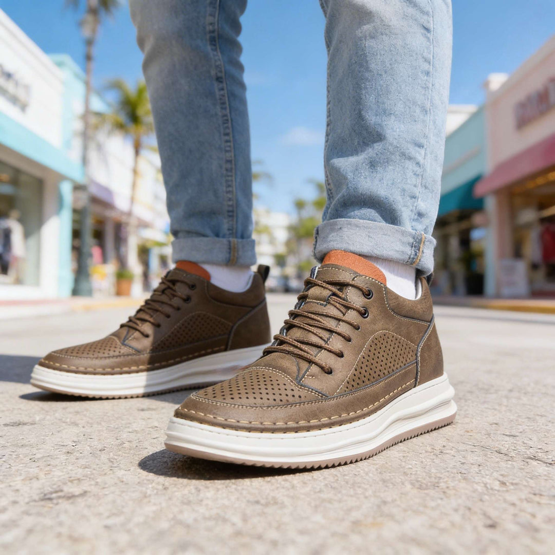 Jay Breeze Leather Trainers
