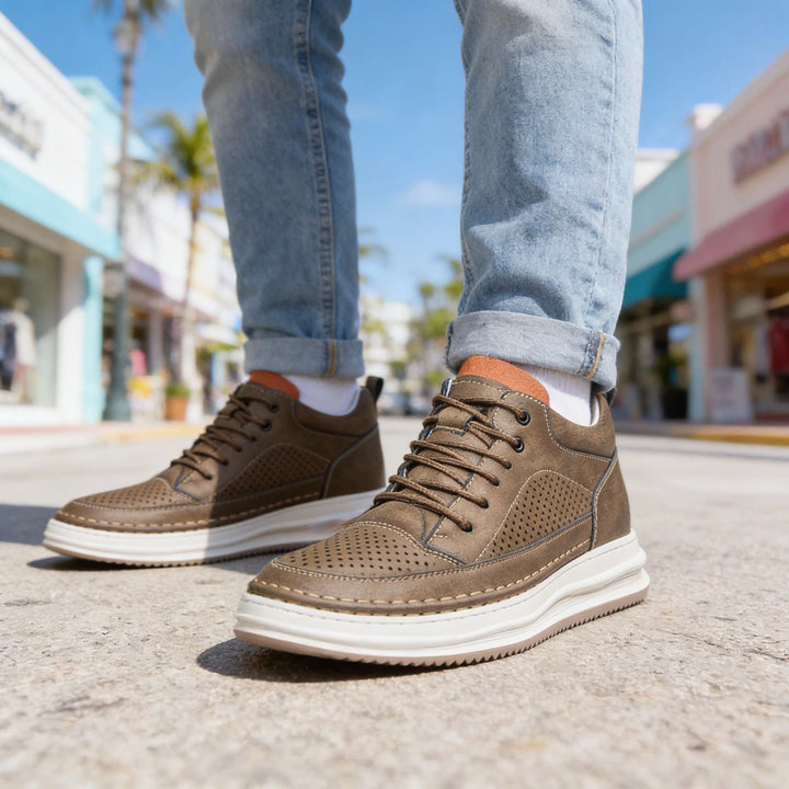 Jay Breeze Leather Trainers