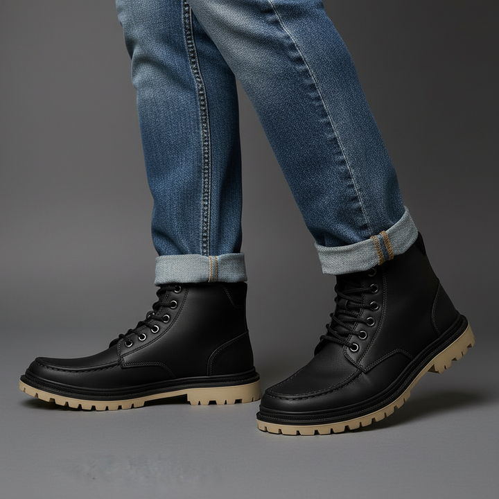 Grant High Top Leather Boot