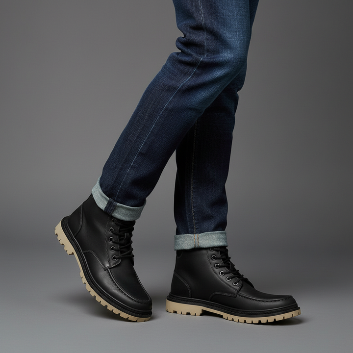 Grant High Top Leather Boot