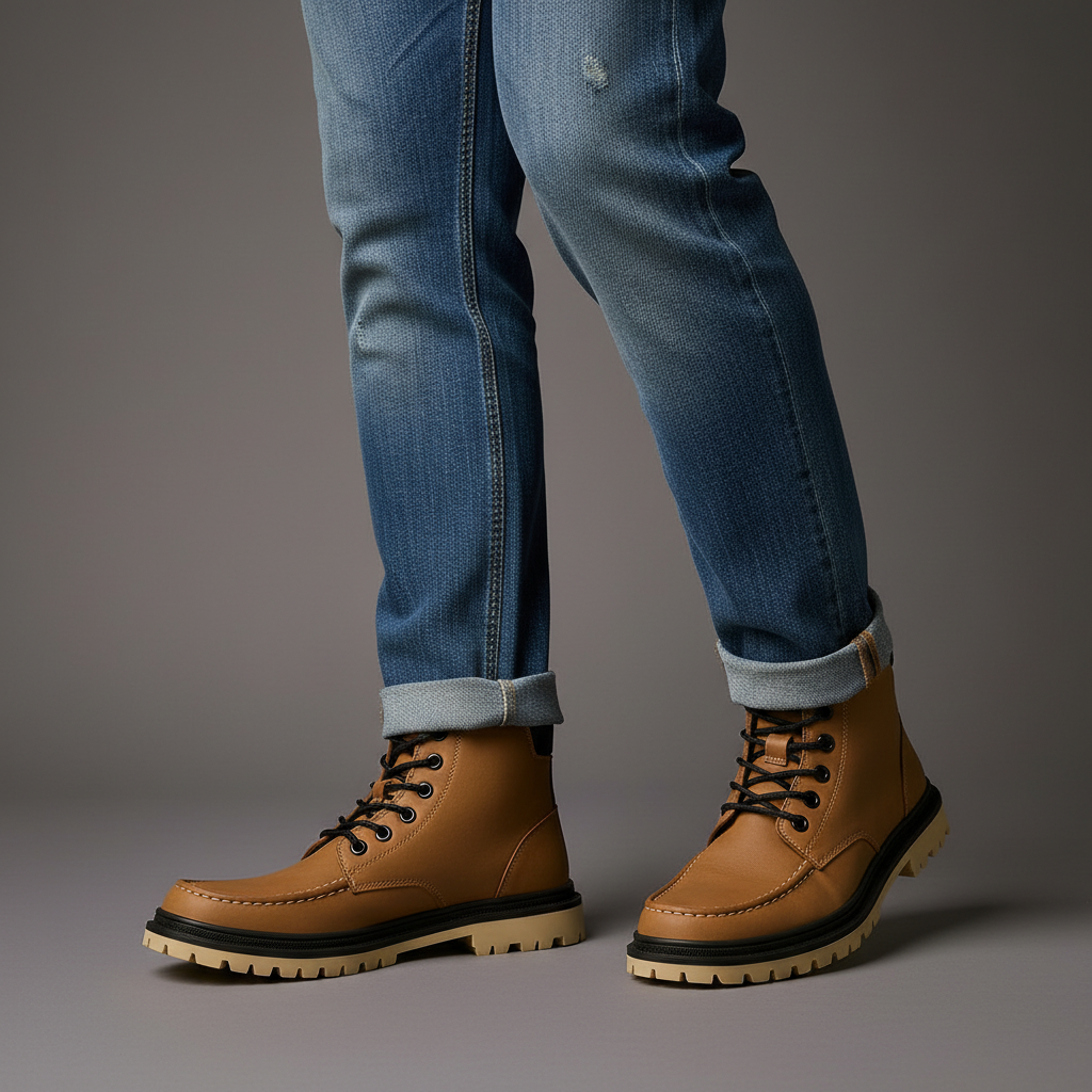 Grant High Top Leather Boot