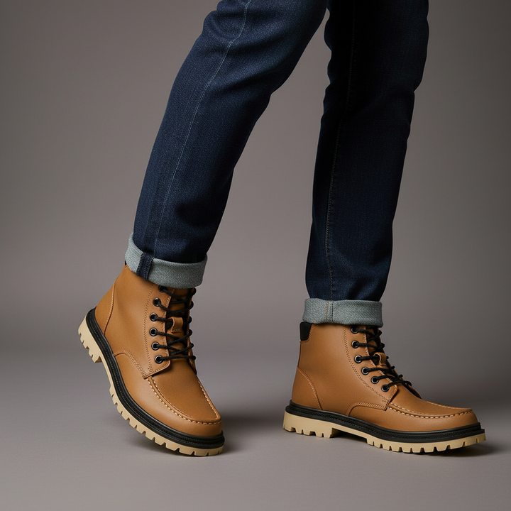 Grant High Top Leather Boot