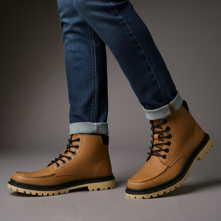 Grant High Top Leather Boot