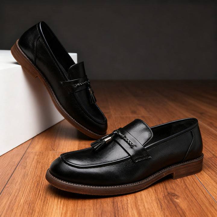 Cameron Tassel Leather Loafers