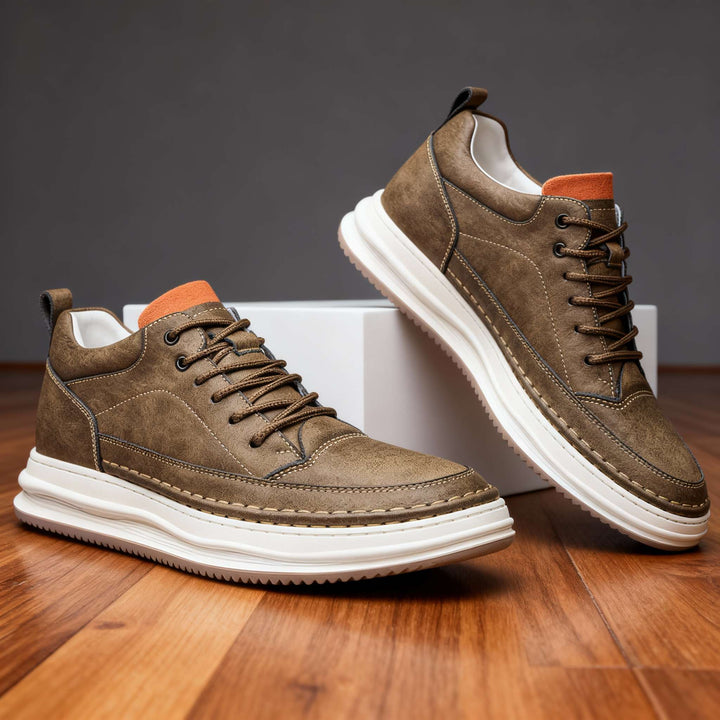 Reed Leather Trainers