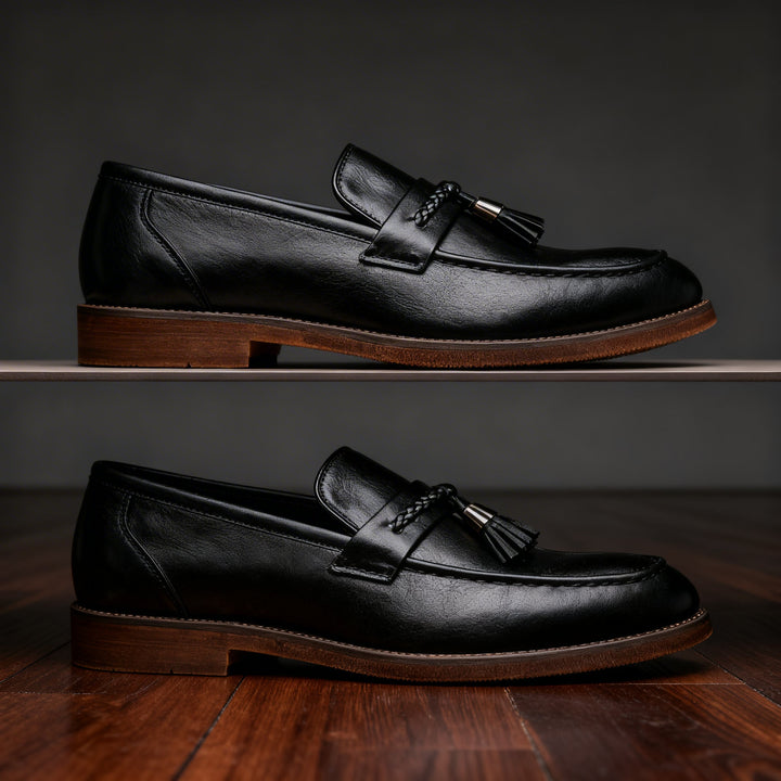 Cameron Tassel Leather Loafers