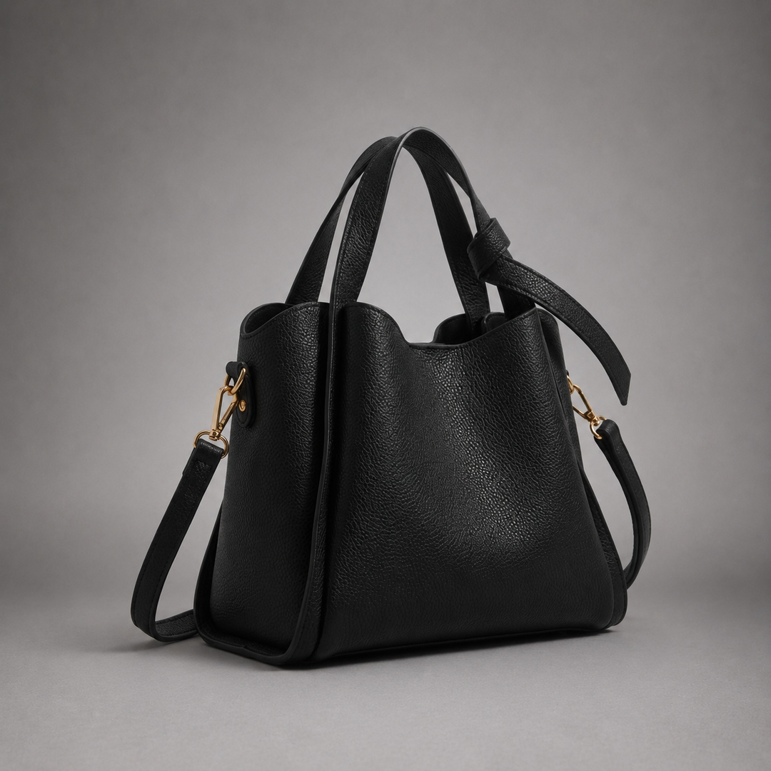Amelia Leather Bucket Bag