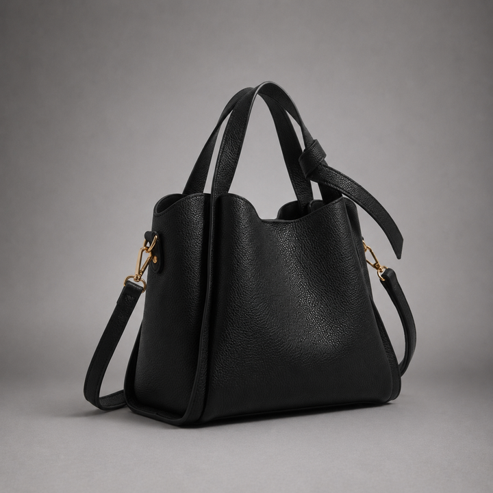 Amelia Leather Bucket Bag