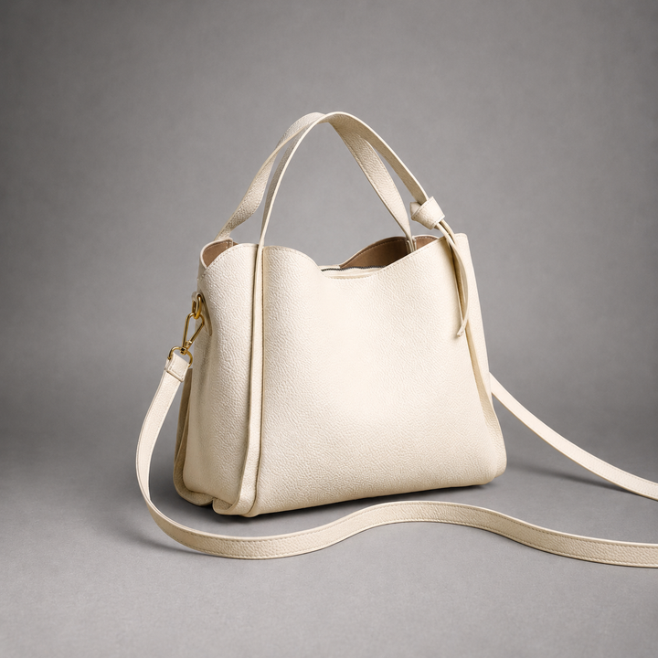Amelia Leather Bucket Bag