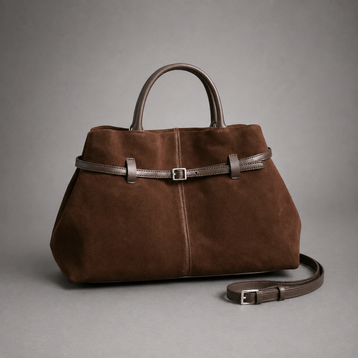 Elodie Suede Tote