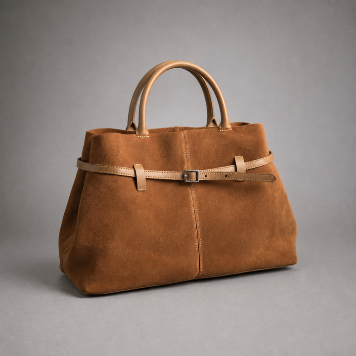 Elodie Suede Tote