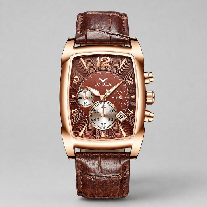 Classic St. Andrews Leather Strap Watch, 45mm