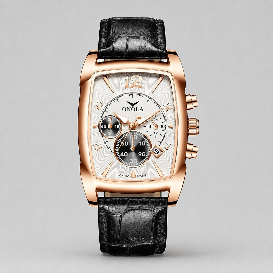 Classic St. Andrews Leather Strap Watch, 45mm