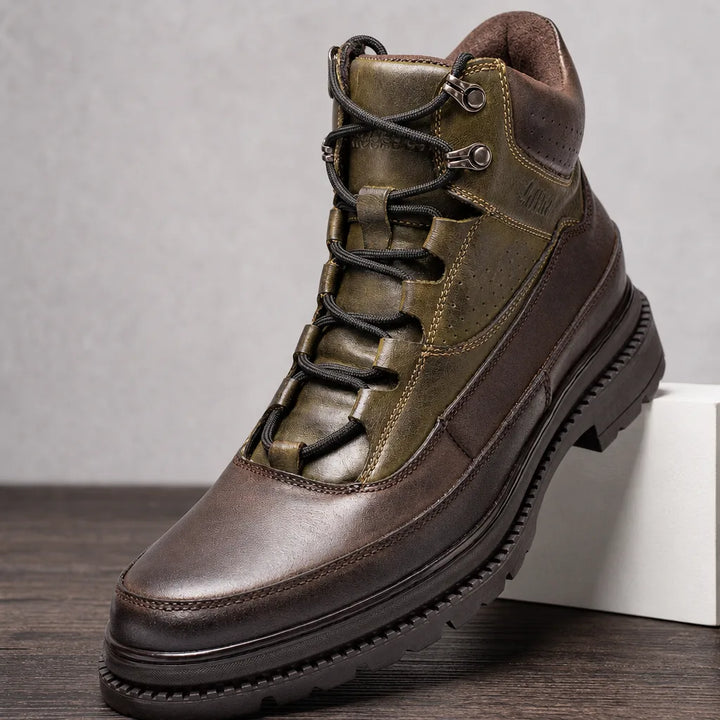 Everett Hiker Leather Ankle Boots