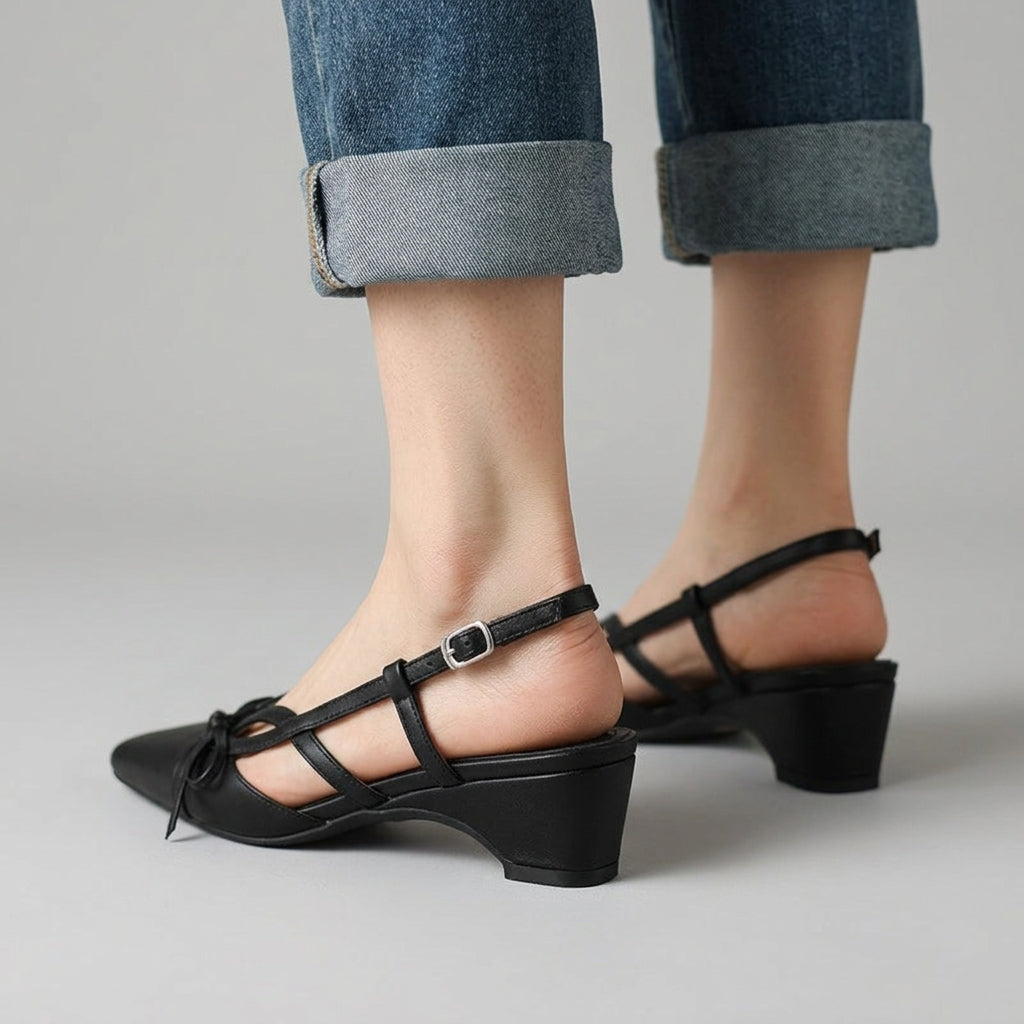 Lana Bow Pointed Slingback