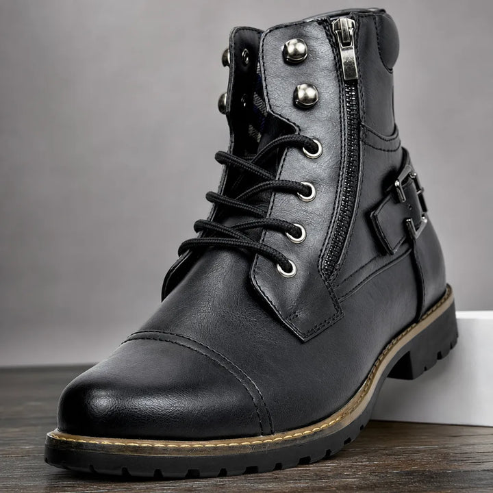 Brooks | Mens Fall Cap-Toe Military Boots