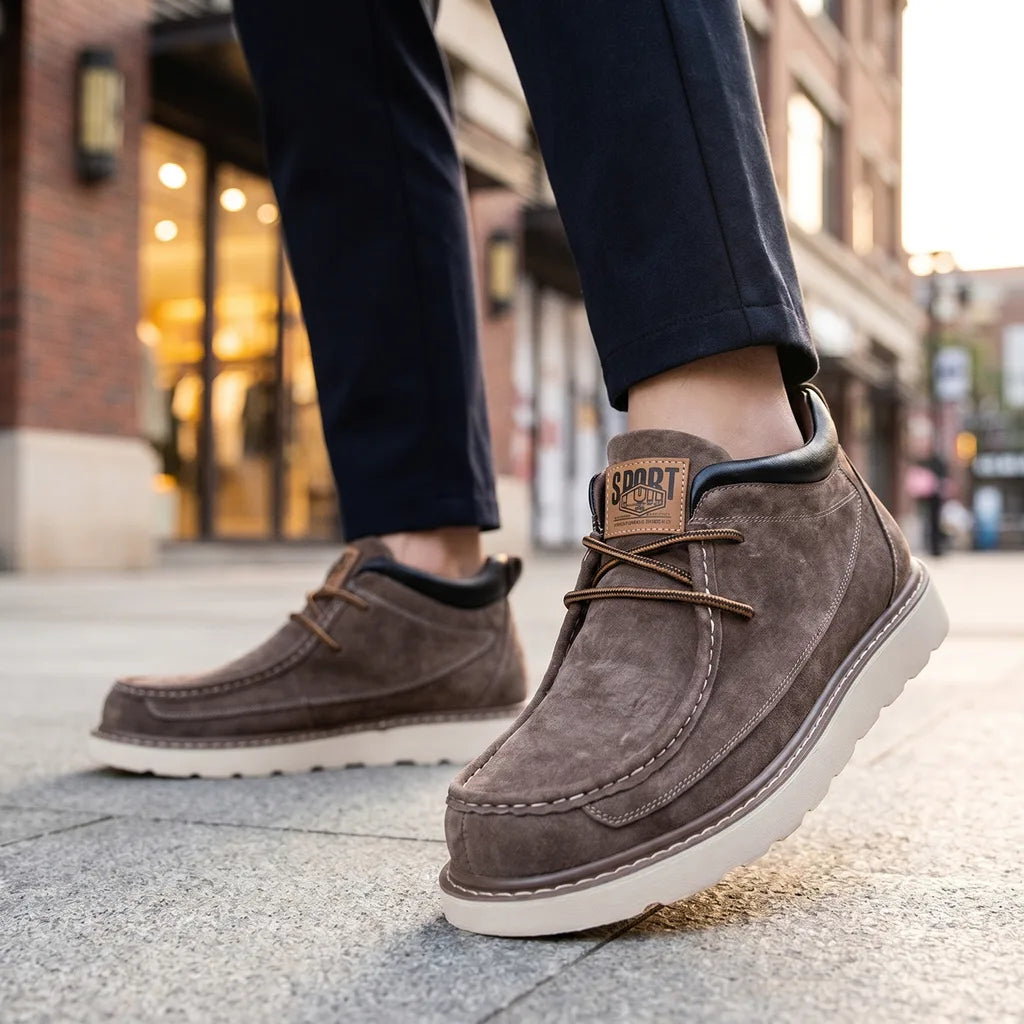 Everett Leather Moc Boots