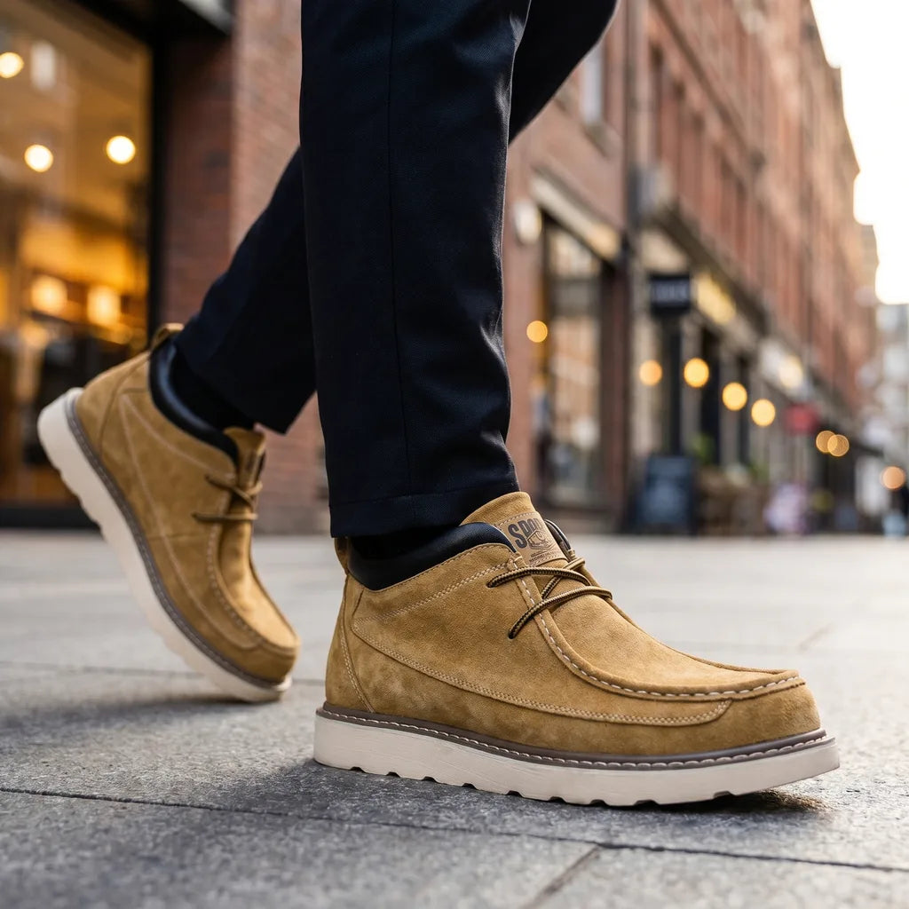 Everett Leather Moc Boots
